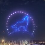 Espectáculo de Drones y Luces hace brillar Baiona