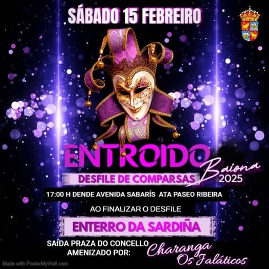 Carnaval Baiona 2025 Programación