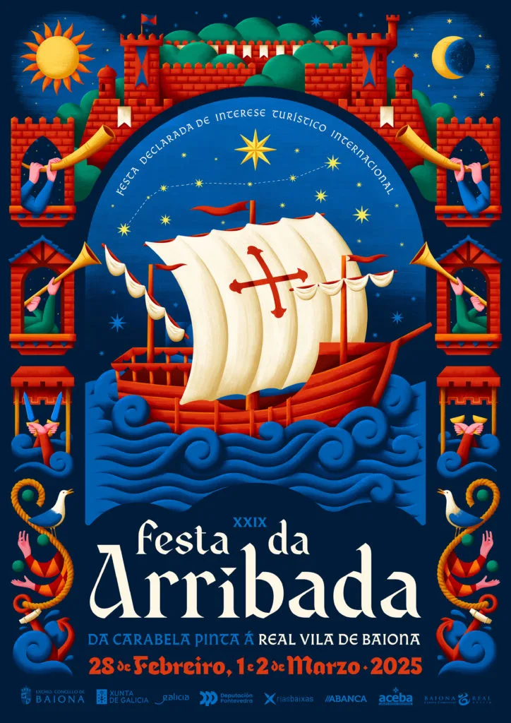 Programa Arribada 2025: Descubre la Fiesta de la Arribada en Baiona 1 Programa Arribada 2025